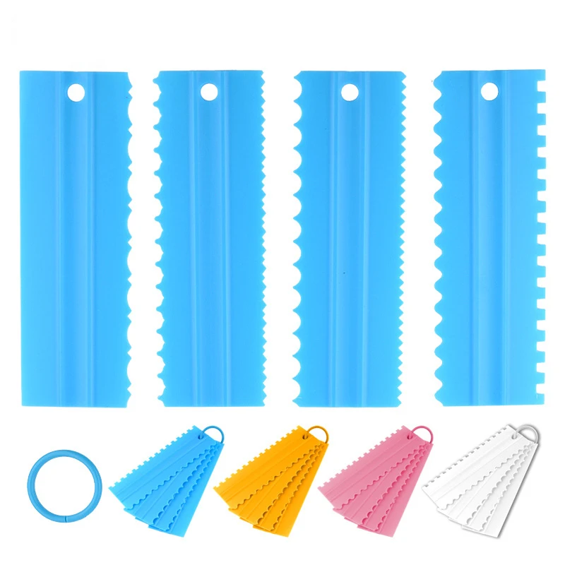 4PCS Plastic Butter Cake Cream Spatula Baking Accessories Fondont Cake Decorating Tools Kitchen Gadgets Cake Scraper Smoother
4PCS Plastic Butter Cake Cream Spatula Baking Accessories Fondont Cake Decorating Tools Kitchen Gadgets Cake Scraper Smoother