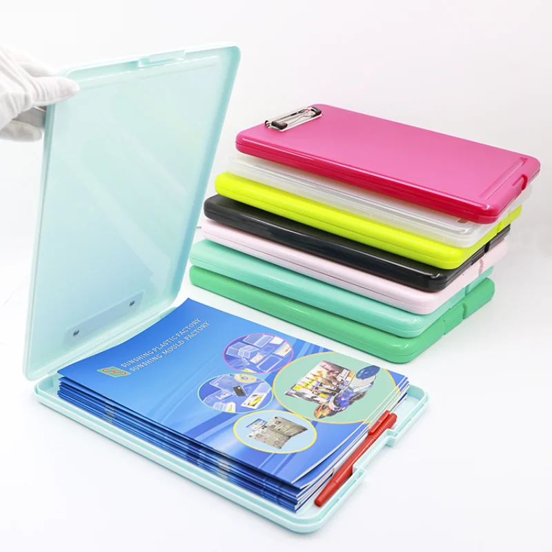 A4 Paper File Document Storage Box With Folder Clip Writing Board WordPad Office School Stationery Holder Organizer Case 8 Color
A4 Paper File Document Storage Box With Folder Clip Writing Board WordPad Office School Stationery Holder Organizer Case 8 Color