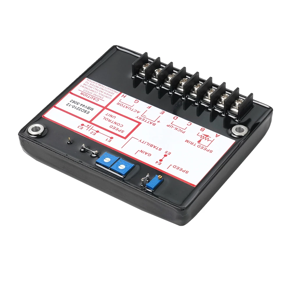 ESD2210-12 Generator Governor Control Panel Genset Speed Controller DC12‑24V DC 4A 1000-7000Hz Control Generator Speed
ESD2210-12 Generator Governor Control Panel Genset Speed Controller DC12‑24V DC 4A 1000-7000Hz Control Generator Speed