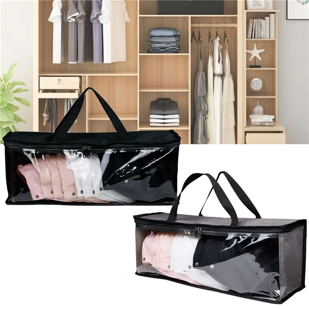 Home Storage Bag Square Simple Storage Bag Portable Visible Dust Proof Bag With Carry Handles Cloth Hat Organizer Travel Storage
Home Storage Bag Square Simple Storage Bag Portable Visible Dust Proof Bag With Carry Handles Cloth Hat Organizer Travel Storage