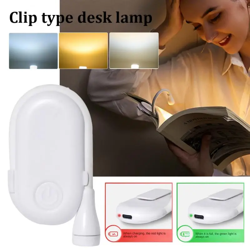 1~5PCS Rechargeable Book Light Mini LED Reading Light 3-Level Warm Cool White Flexible Easy Clip Lamp Read Night Reading Drop
1~5PCS Rechargeable Book Light Mini LED Reading Light 3-Level Warm Cool White Flexible Easy Clip Lamp Read Night Reading Drop