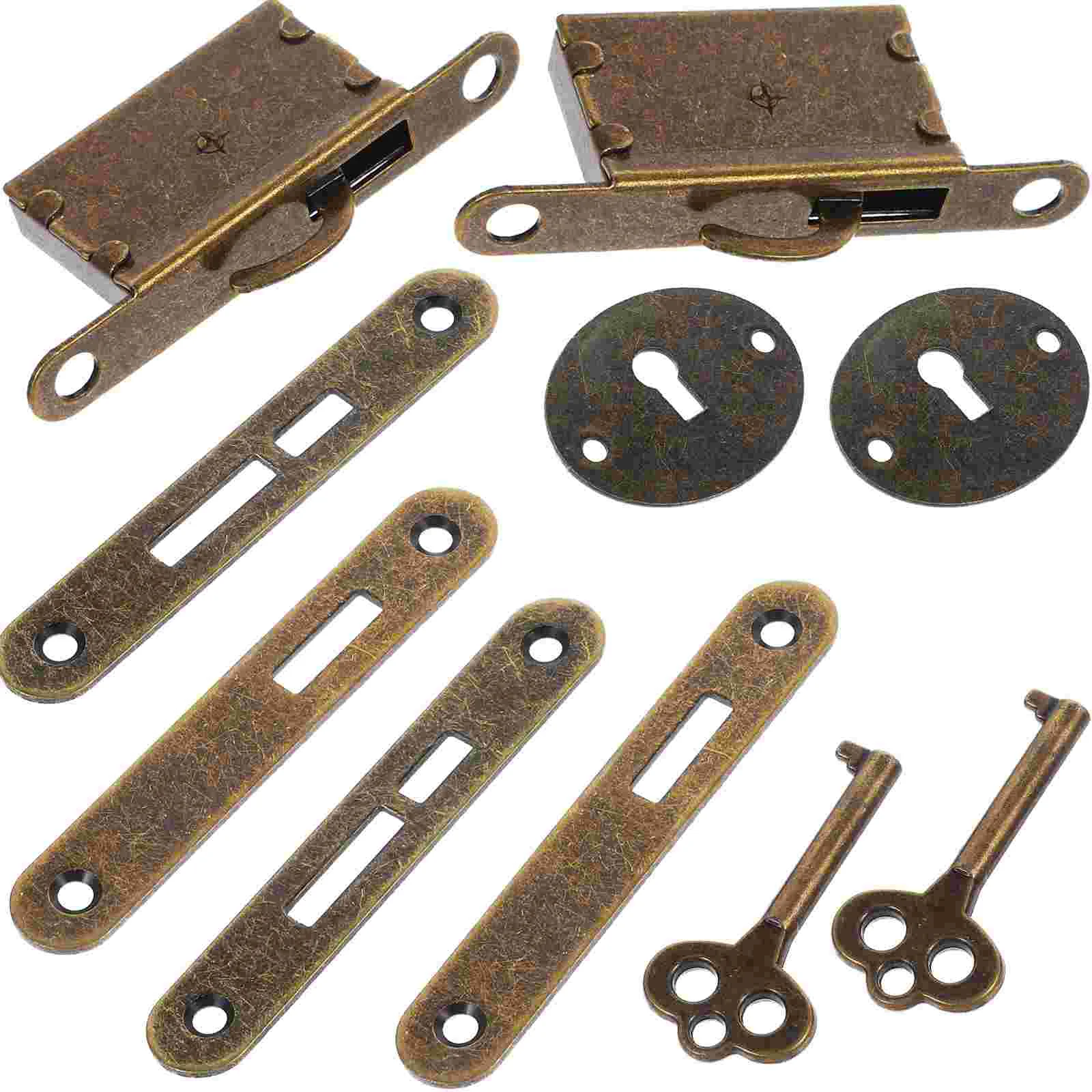 2 Sets Of Retro Vintage Storage Box Vintage Wooden Box Lock Cabinet Locks With Key Wooden Box Lock Small Locks
2 Sets Of Retro Vintage Storage Box Vintage Wooden Box Lock Cabinet Locks With Key Wooden Box Lock Small Locks