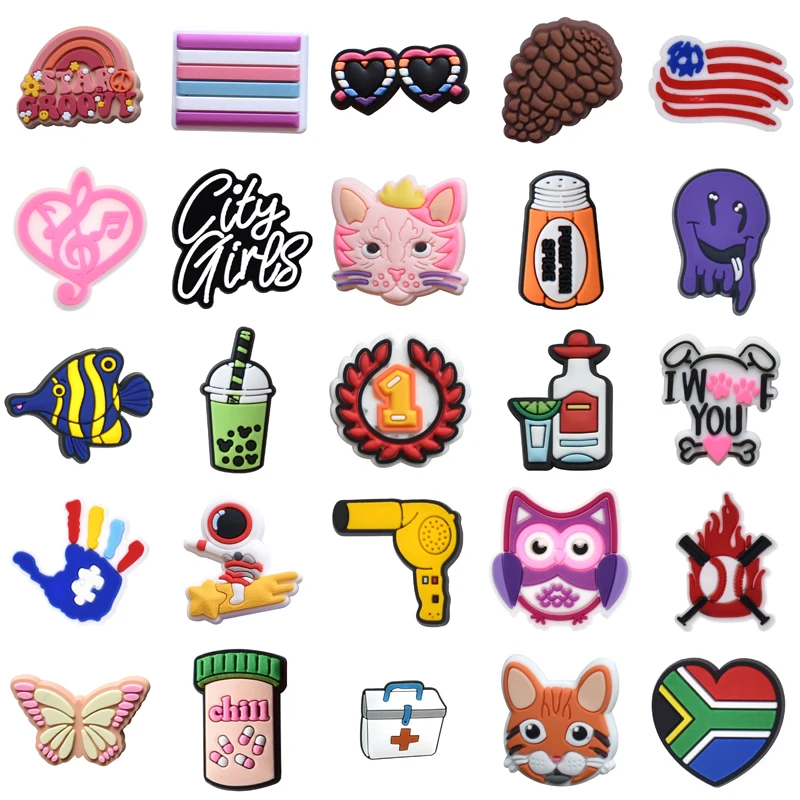 Women Charm Wholesale Bulk Kids Shoe Charms Shoes Accessories Packs Set Jeans Men Boy Girl Decorations for Crocs Gifts Para Pins
Women Charm Wholesale Bulk Kids Shoe Charms Shoes Accessories Packs Set Jeans Men Boy Girl Decorations for Crocs Gifts Para Pins