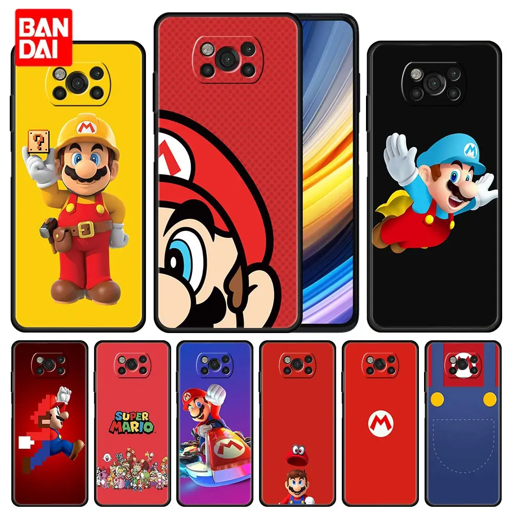 Cover Case for Xiaomi Mi Poco X3 NFC F3 11t 11Lite M3 X3 10s 10t 9t 11Pro+ K40 Pro Plus Cell Soft Phone Shell Bag Super Mario
Cover Case for Xiaomi Mi Poco X3 NFC F3 11t 11Lite M3 X3 10s 10t 9t 11Pro+ K40 Pro Plus Cell Soft Phone Shell Bag Super Mario