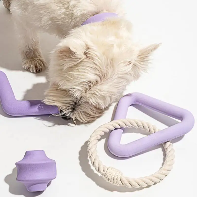 Pet Dog Chew Toys Triangle TPR Cotton Rope Puppy Tug of War Molar Clean Toy Dog Toys for Large Small Dogs Pet Supplies
Pet Dog Chew Toys Triangle TPR Cotton Rope Puppy Tug of War Molar Clean Toy Dog Toys for Large Small Dogs Pet Supplies