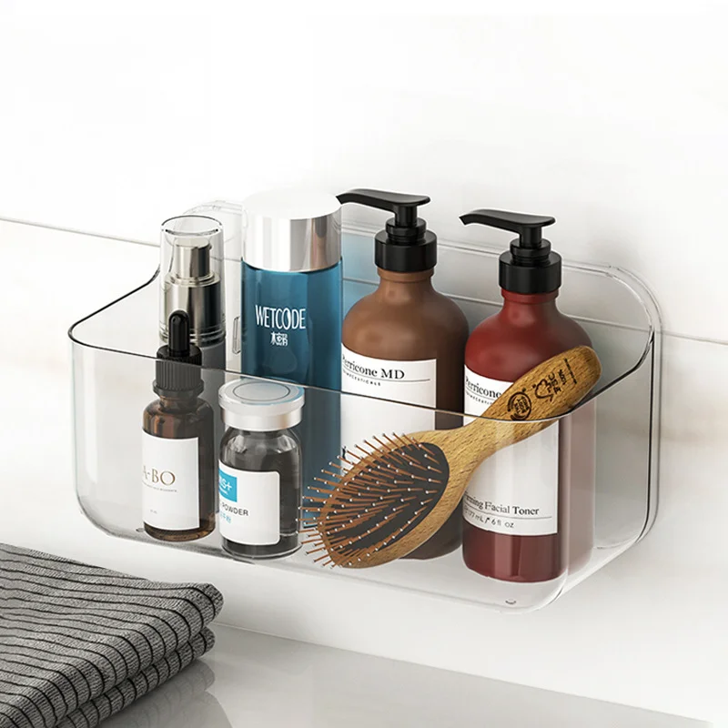 Bathroom Suction CupBathroom Wall Mounted DrainageNon Perforated Hanging RackPlastic Storage Box For Cosmetics On The Wall
Bathroom Suction CupBathroom Wall Mounted DrainageNon Perforated Hanging RackPlastic Storage Box For Cosmetics On The Wall