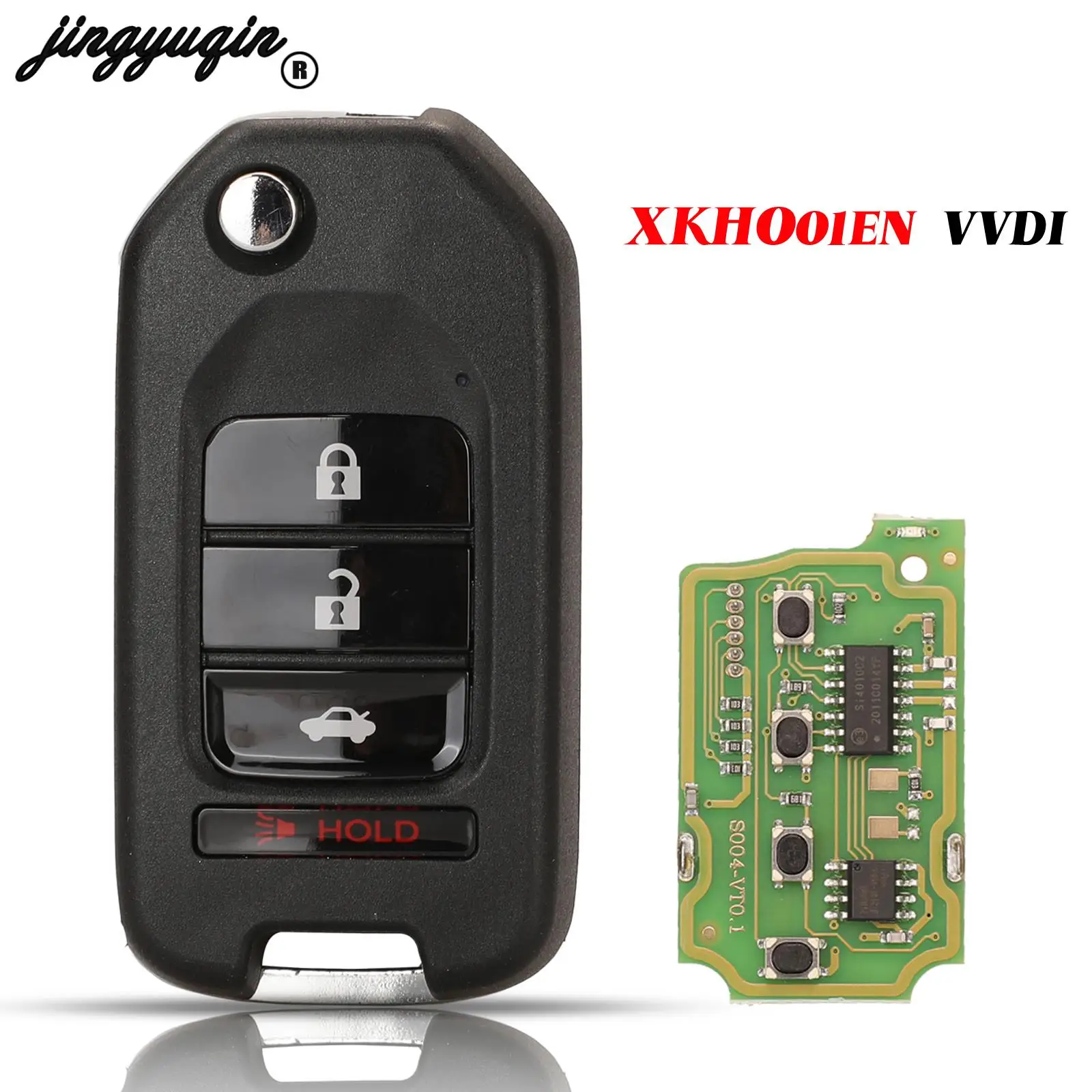 jingyuqin 3+1 Buttons Xhorse XKHO01EN Remote Car Key For VVDI For Honda Type Flip Fob Universal Control Key
jingyuqin 3+1 Buttons Xhorse XKHO01EN Remote Car Key For VVDI For Honda Type Flip Fob Universal Control Key