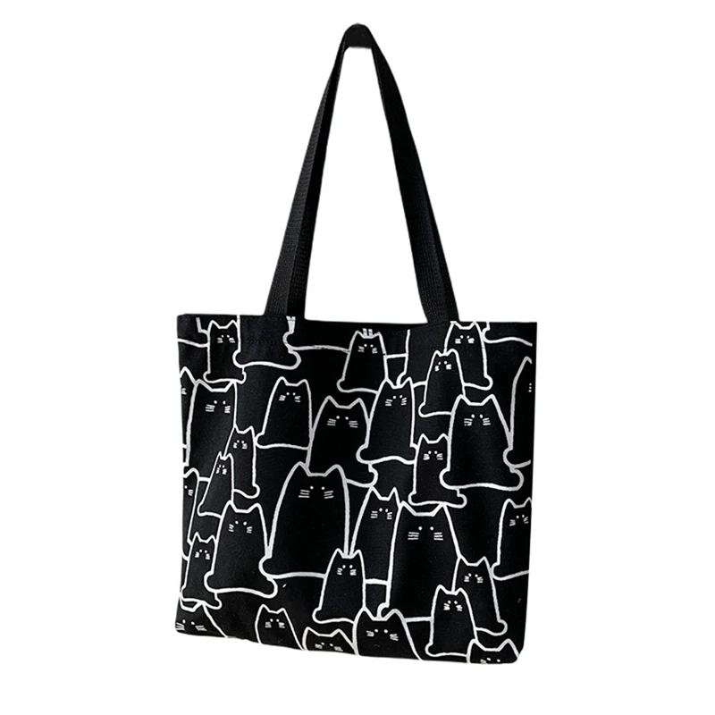 Ladies Shopping Bag Cute Cat Handbag With Zipper Design Japanese Style Cartoon Shoulder Bag
Ladies Shopping Bag Cute Cat Handbag With Zipper Design Japanese Style Cartoon Shoulder Bag
