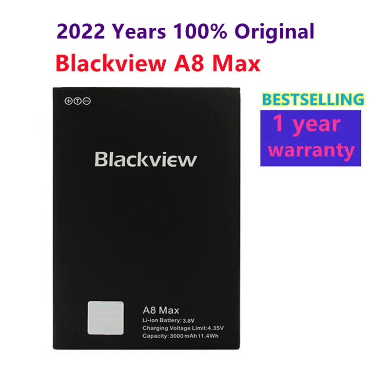 New Original Blackview A8 Max 3000mAh Li-ion Backup Battery Backup Replacement Accessory Accumulators For Blackview A8 Max
New Original Blackview A8 Max 3000mAh Li-ion Backup Battery Backup Replacement Accessory Accumulators For Blackview A8 Max