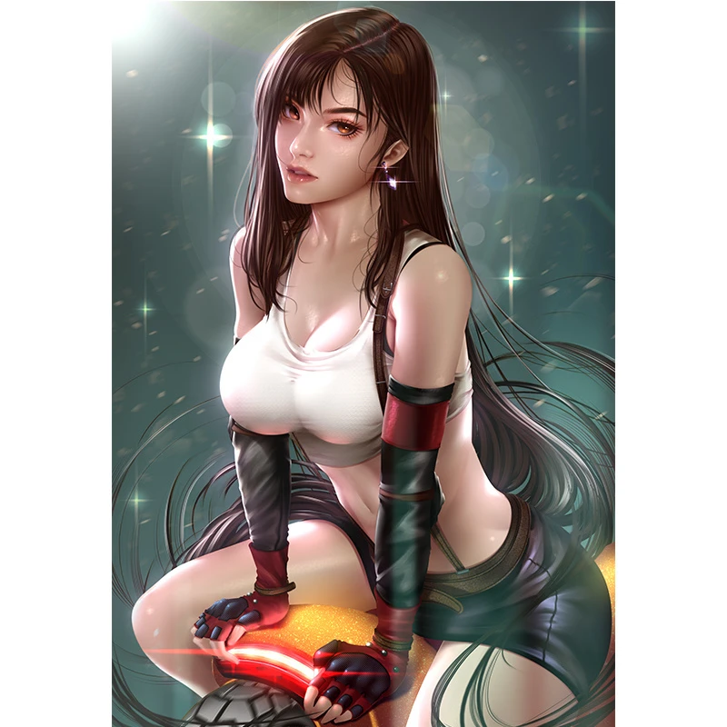Custom Print Anime Black Red Gloves Tifa SexyGirl Art Posters HD Wall Art Canvas Painting for Living Room Home Decor Picture
Custom Print Anime Black Red Gloves Tifa SexyGirl Art Posters HD Wall Art Canvas Painting for Living Room Home Decor Picture