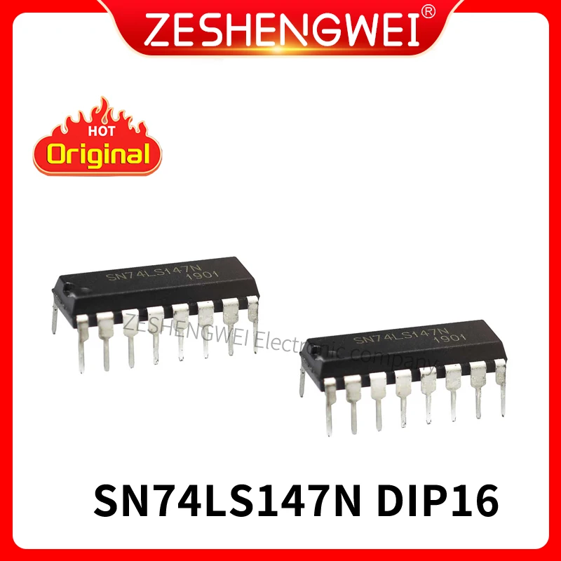 

5PCS/LOT NEW SN74LS147N 74LS147 DIP-16 HD74LS147P Integrated Block Chip Encoder In Stock