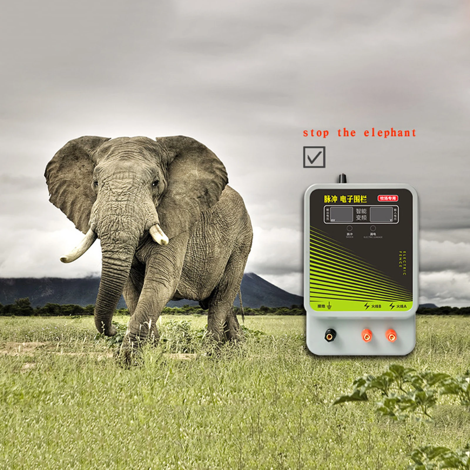 20KM Electric Fence Livestock Dual Display High Voltage Pulse Controller Electronic Fence Sheep Poultry Fence Energized Tool
20KM Electric Fence Livestock Dual Display High Voltage Pulse Controller Electronic Fence Sheep Poultry Fence Energized Tool