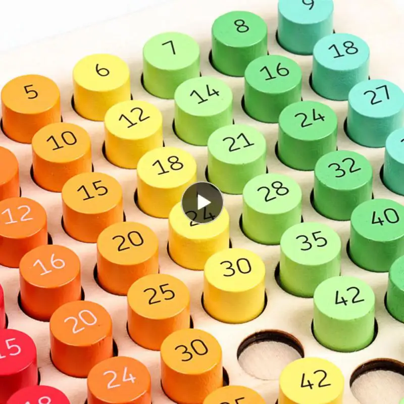 Primary School Students Multiplication Formula Table Colorful Montessori Toy Laser Engraving Puzzle Board Game Educational Toy
Primary School Students Multiplication Formula Table Colorful Montessori Toy Laser Engraving Puzzle Board Game Educational Toy