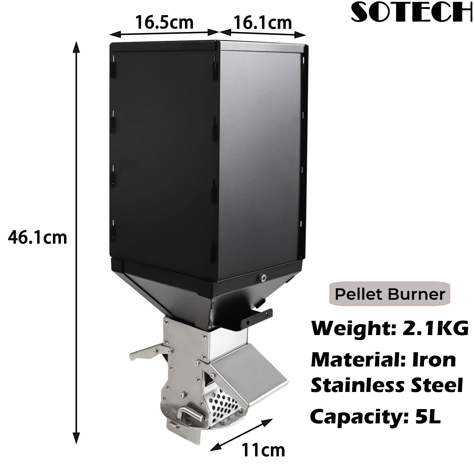 SOTECH Портативная пеллеточная горелка
SOTECH Портативная пеллеточная горелка