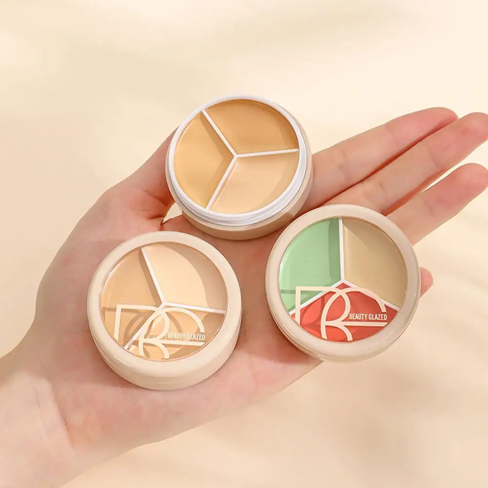 Concealer Contouring Palette 3 Colors Long-Lasting Cream Concealer Contouring Palette Face Contouring Color Corrector Palette
Concealer Contouring Palette 3 Colors Long-Lasting Cream Concealer Contouring Palette Face Contouring Color Corrector Palette