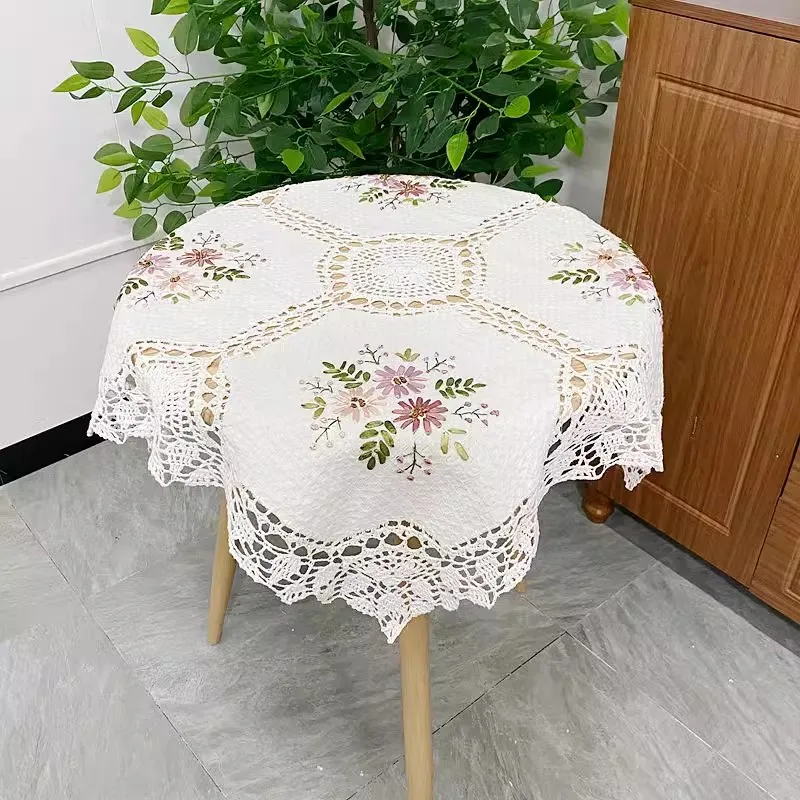 Винтажная вышитая хлопковая скатерть yoohxin 85 см
Винтажная вышитая хлопковая скатерть yoohxin 85 см