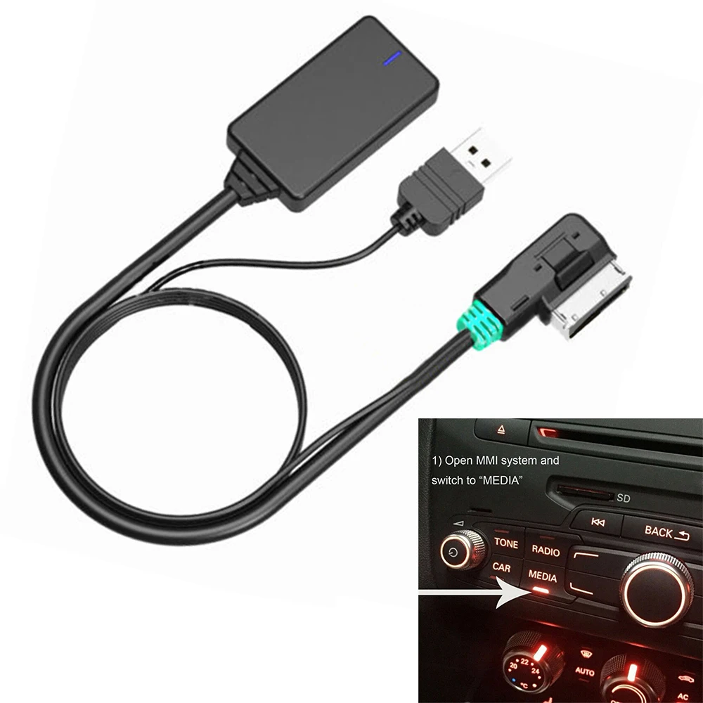 Беспроводной приемник AMI MMI MDI 2G 3G Bluetooth 5,0 AUX кабель аудио адаптер для A1/A3/A4/A5/S1
Беспроводной приемник AMI MMI MDI 2G 3G Bluetooth 5,0 AUX кабель аудио адаптер для A1/A3/A4/A5/S1