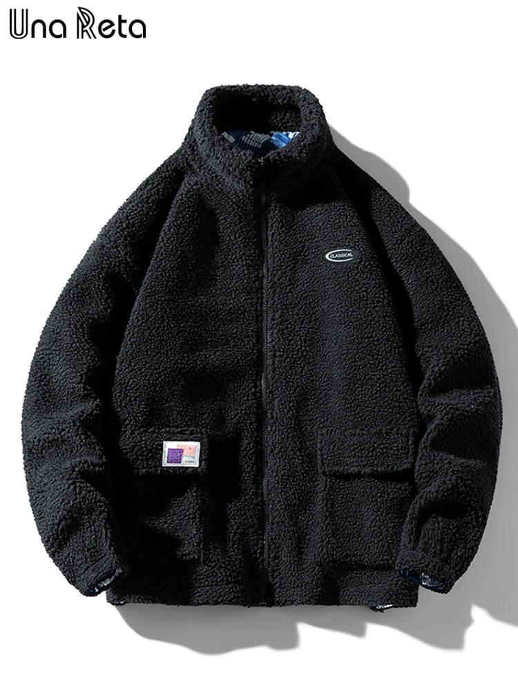 Una Reta Lambswool Parka Winter Men Clothing Streetwear Solid Stand Collar Coat Hip Hop Zipper Men's Jacket
Una Reta Lambswool Parka Winter Men Clothing Streetwear Solid Stand Collar Coat Hip Hop Zipper Men's Jacket