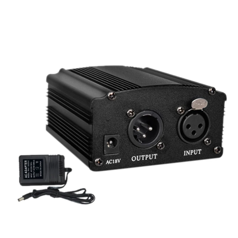 Professional 48V Dc Phantom Power Supply Professional For Studio Recording Condenser Microphone Computer-US Plug
Professional 48V Dc Phantom Power Supply Professional For Studio Recording Condenser Microphone Computer-US Plug