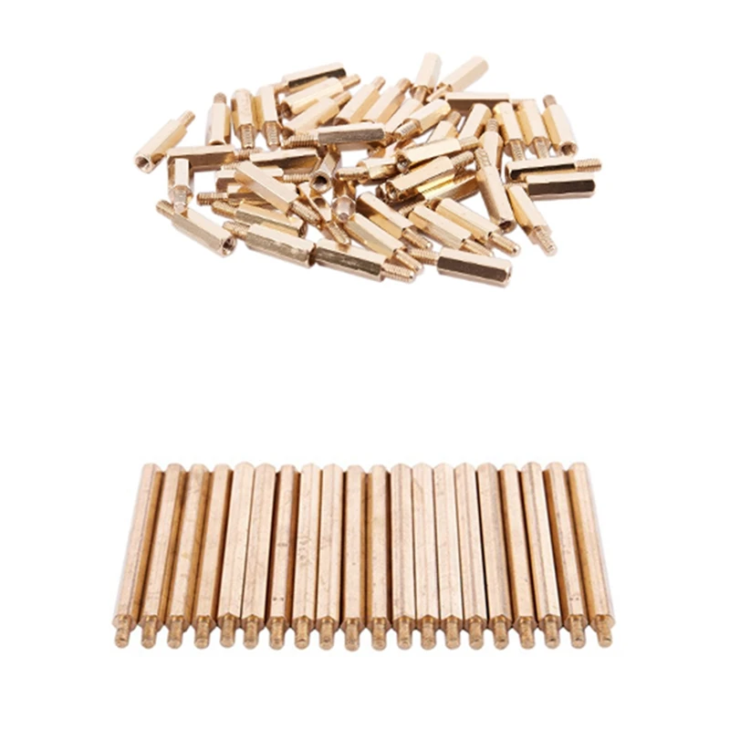 70 Pcs M3 3Mm Male Female Brass Hex Standoff PCB Spacer Pillar, 20 Pcs 50Mm & 50 Pcs 20Mm
70 Pcs M3 3Mm Male Female Brass Hex Standoff PCB Spacer Pillar, 20 Pcs 50Mm & 50 Pcs 20Mm