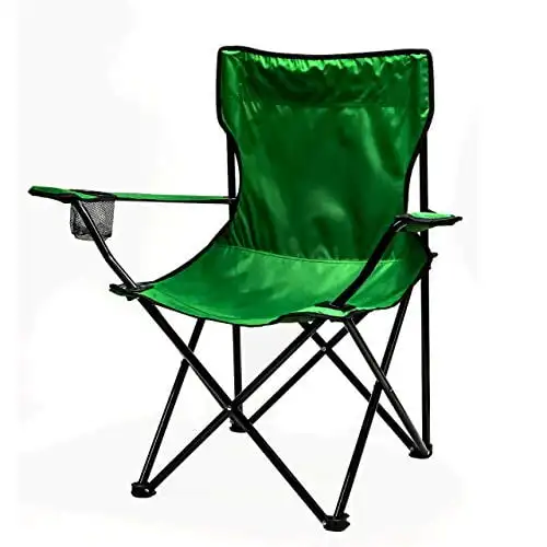 Outdoor Portable Folding Single Seat Chair with Steel Frame Arm Rest & Mesh Cup Holder, Lightweight Compact Easy Storage with Fr
Outdoor Portable Folding Single Seat Chair with Steel Frame Arm Rest & Mesh Cup Holder, Lightweight Compact Easy Storage with Fr