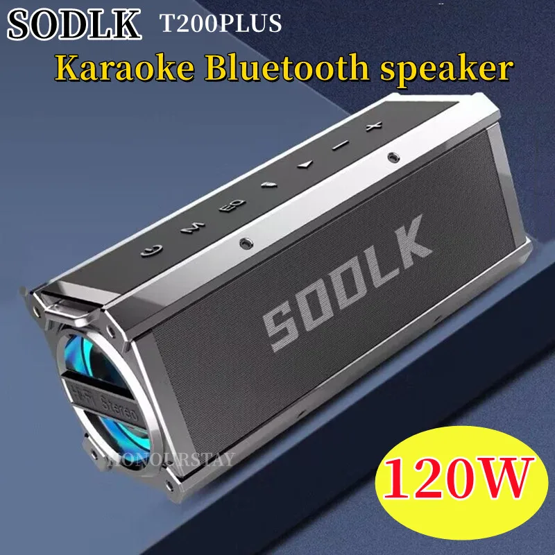 SODLK T200plus 120W High Power Bluetooth Speaker Home Theater Stereo Outdoor Wireless Subwoofer PortableTWS Audio With Microphon
SODLK T200plus 120W High Power Bluetooth Speaker Home Theater Stereo Outdoor Wireless Subwoofer PortableTWS Audio With Microphon