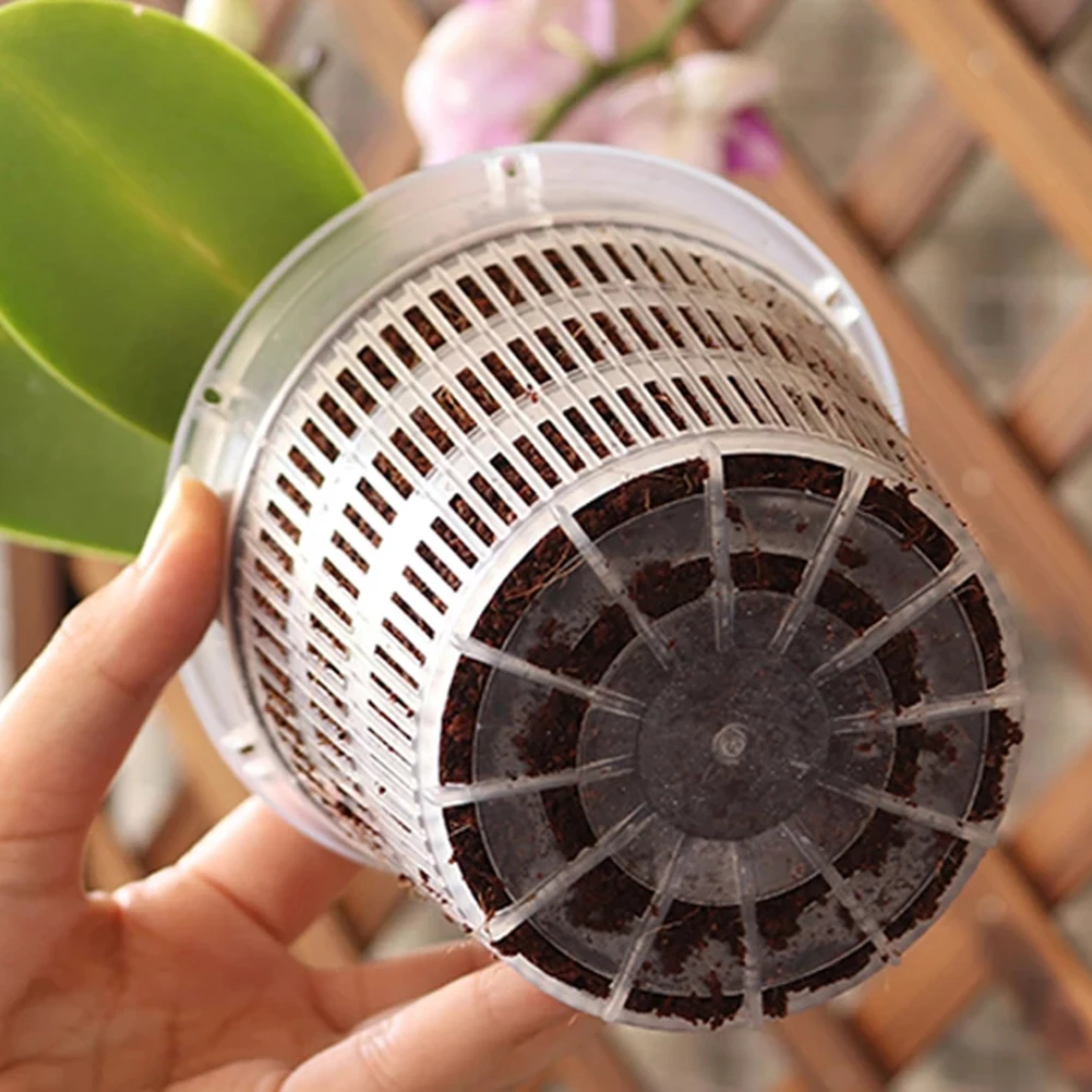Plant Pot Flower Pot Plastic Pots Reusable Washable Orchids Plastic Breathable Flower Pot Stand Light-transmitting
Plant Pot Flower Pot Plastic Pots Reusable Washable Orchids Plastic Breathable Flower Pot Stand Light-transmitting