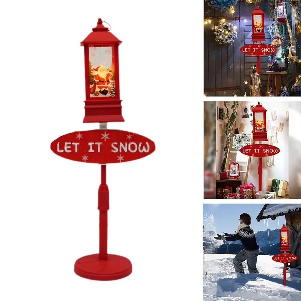 Santa Claus Christmas Tree Snowman Street Lamp Decor Ornaments Snowing Lights Electric Music Street Emitting Xmas Outdoor
Santa Claus Christmas Tree Snowman Street Lamp Decor Ornaments Snowing Lights Electric Music Street Emitting Xmas Outdoor