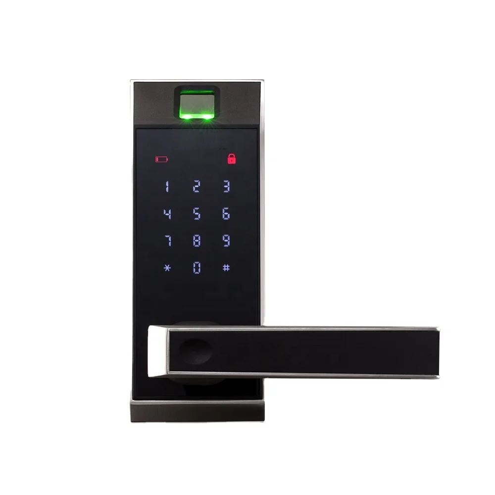 Дверной замок с Биометрическим распознаванием отпечатков пальцев и паролем, американский врезной AL20B 
Дверной замок с Биометрическим распознаванием отпечатков пальцев и паролем, американский врезной AL20B