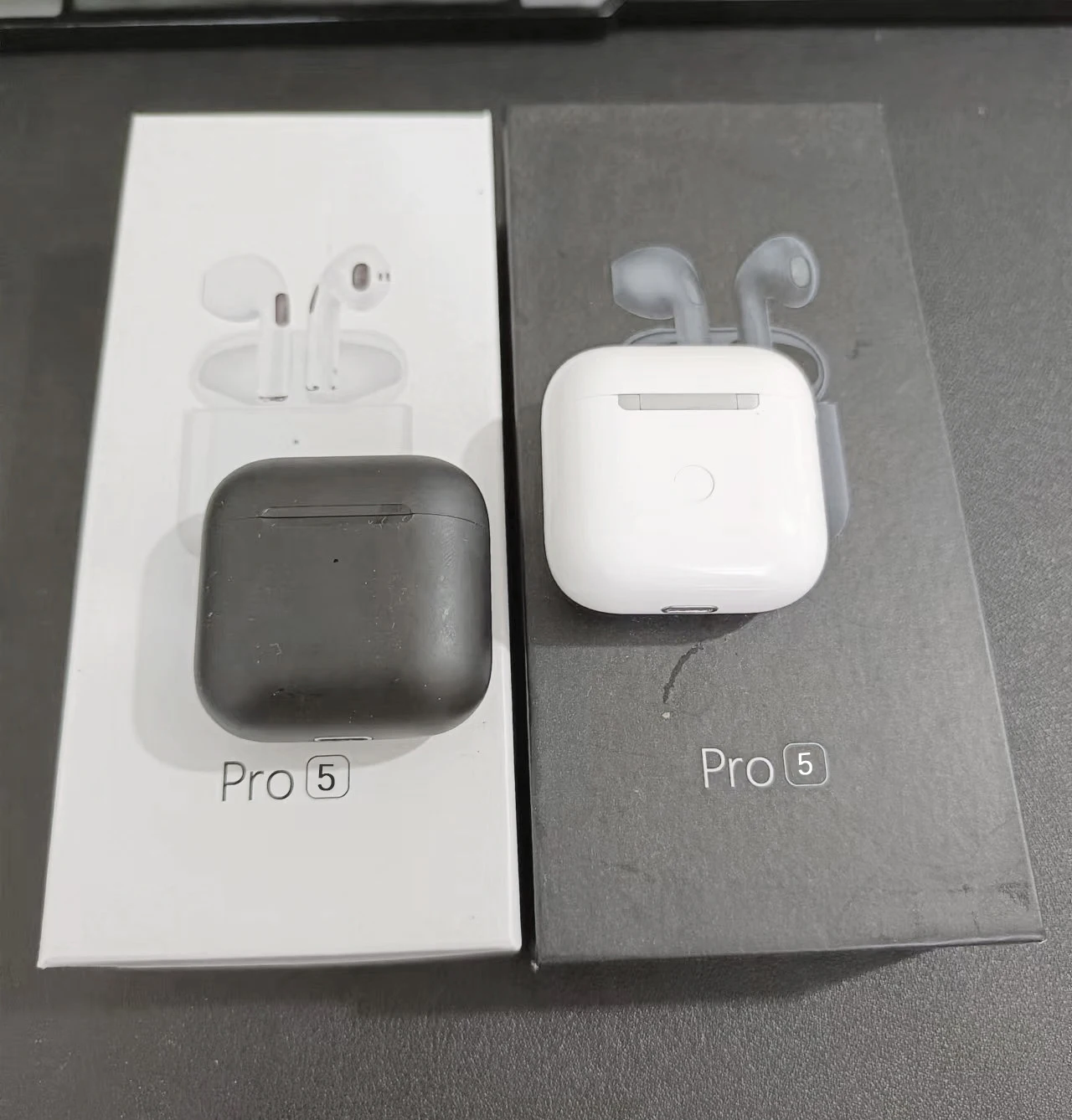 Original Pro5 TWS Bluetooth Mini Earphones Wireless Earpoddings In-Ear Stereo Hands-Free Call Headset PK PRO 4 Earbuds Wiht Mic
Original Pro5 TWS Bluetooth Mini Earphones Wireless Earpoddings In-Ear Stereo Hands-Free Call Headset PK PRO 4 Earbuds Wiht Mic