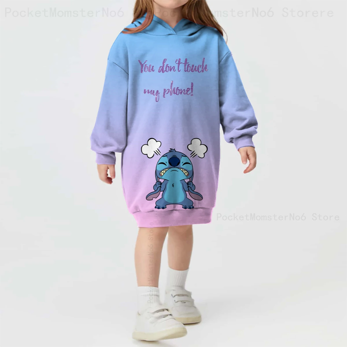 Kids Clothes New Disney Stitch Hoodie Print Casual Sports Kids Play Clothes Loose Dress Cartoon Girls Tops
Kids Clothes New Disney Stitch Hoodie Print Casual Sports Kids Play Clothes Loose Dress Cartoon Girls Tops