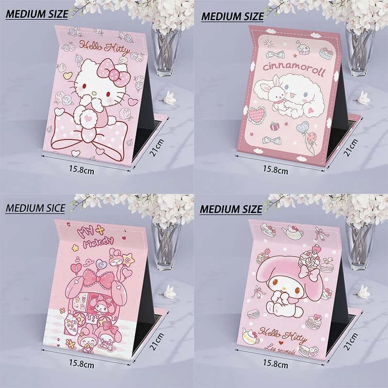 Kawaii Sanrio Hello Kitty My Melody Cinnamoroll Fold Vanity Mirror Anime Character Desktop Portable Decorate Hd Birthday Gift
Kawaii Sanrio Hello Kitty My Melody Cinnamoroll Fold Vanity Mirror Anime Character Desktop Portable Decorate Hd Birthday Gift
