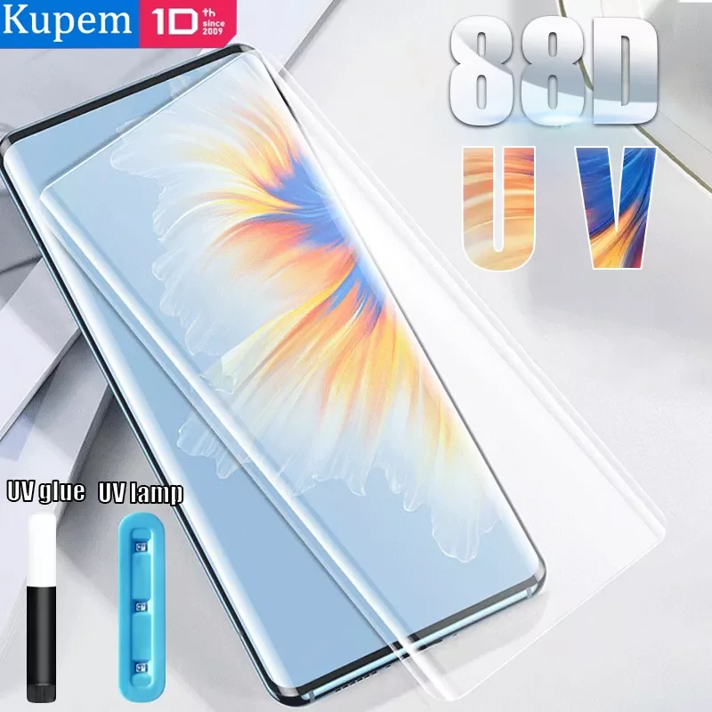 UV Tempered Glass For Xiaomi Mi MIX4 11 Ultra Pro Lite Screen Protector XiaoMi Note 10 No Round Hole Liquid Glue Full Cover
UV Tempered Glass For Xiaomi Mi MIX4 11 Ultra Pro Lite Screen Protector XiaoMi Note 10 No Round Hole Liquid Glue Full Cover