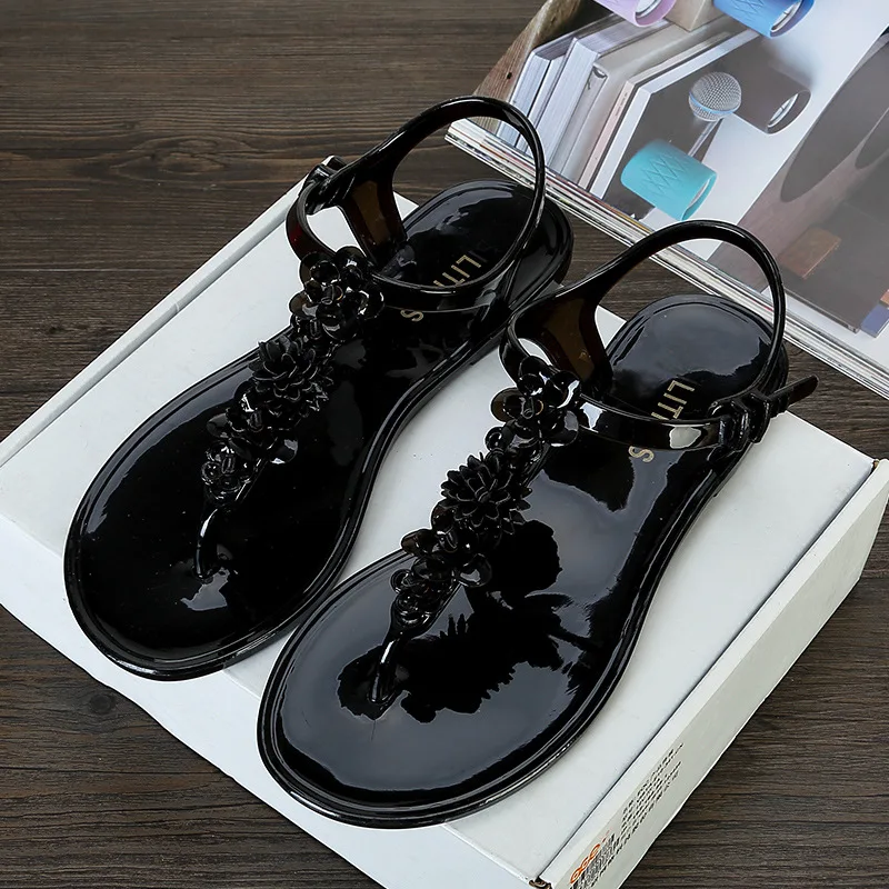 Summer Handwork Flower Women jelly Sandals 2022 New Clip Toe Flip Flops Shoes Female Flat Casual Beach Holiday Non-slip Slippers
Summer Handwork Flower Women jelly Sandals 2022 New Clip Toe Flip Flops Shoes Female Flat Casual Beach Holiday Non-slip Slippers