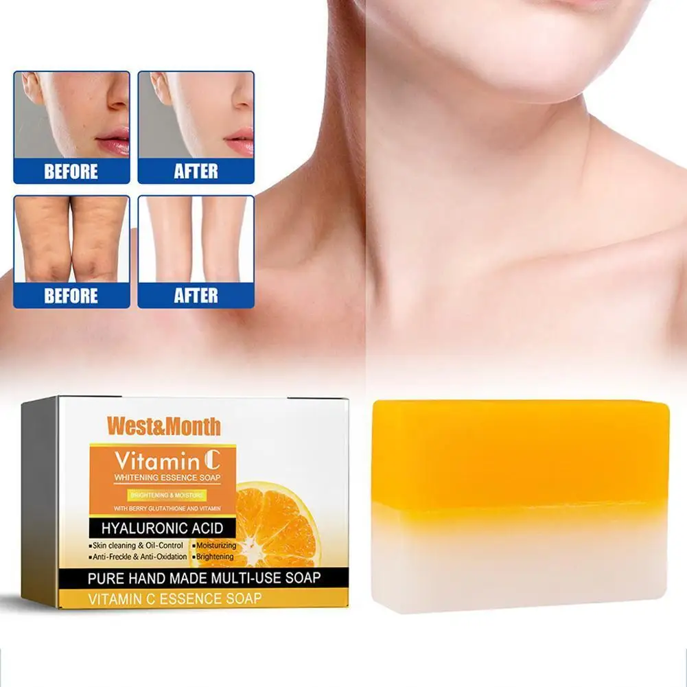 Vitamin C Firming And Brightening Soap Dark Spots Whitening Treatment Fade Bio Facial Fine Mio Moisturizing Lines Soap G8S1
Vitamin C Firming And Brightening Soap Dark Spots Whitening Treatment Fade Bio Facial Fine Mio Moisturizing Lines Soap G8S1