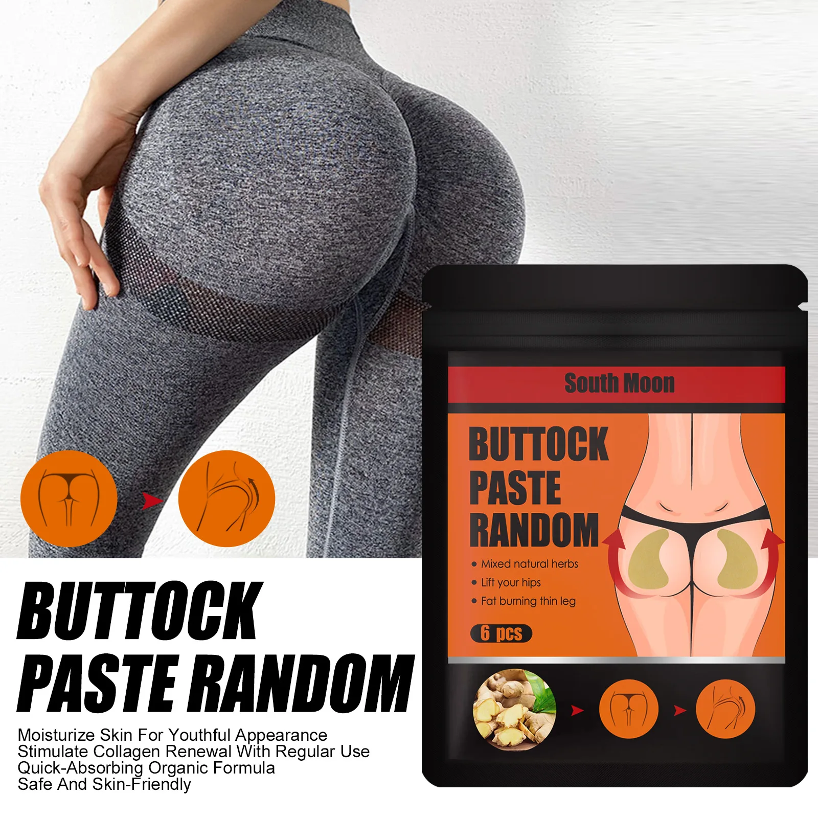 Butt Lift Shaping Patch Moisturizing Firming Skin Quickly Strengthen Hip Up Massage Buttocks Stickers Shaping Product
Butt Lift Shaping Patch Moisturizing Firming Skin Quickly Strengthen Hip Up Massage Buttocks Stickers Shaping Product