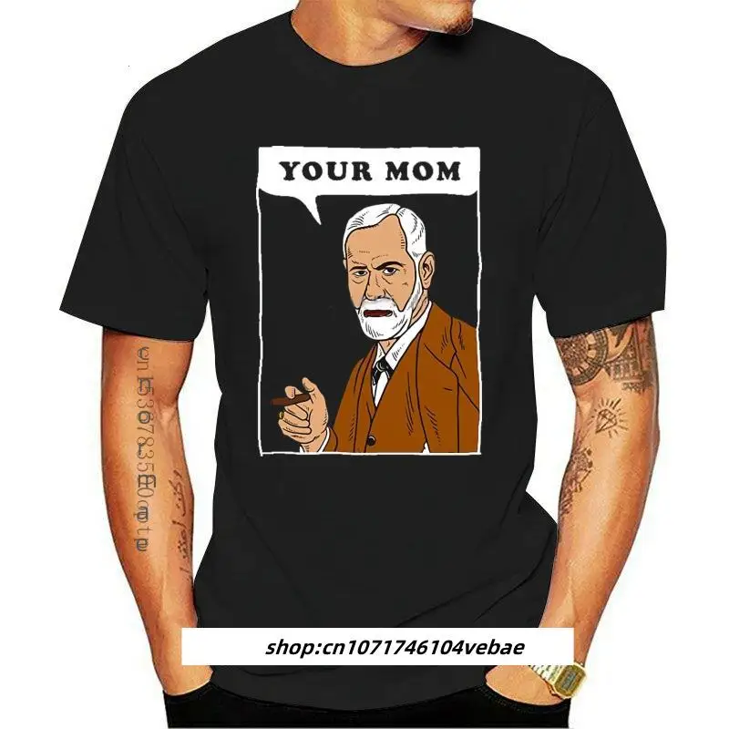 

Мужская одежда онлайн футболки дизайн вашей мамы Фрейд футболка забавная Sigmund психология шутка 011362