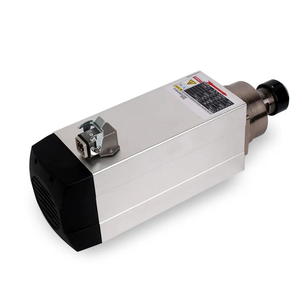 Chinese manufacturer cnc 6kw air cooled spindle motor 380V/220V inverter ER32 collet Square milling machine spindle
Chinese manufacturer cnc 6kw air cooled spindle motor 380V/220V inverter ER32 collet Square milling machine spindle