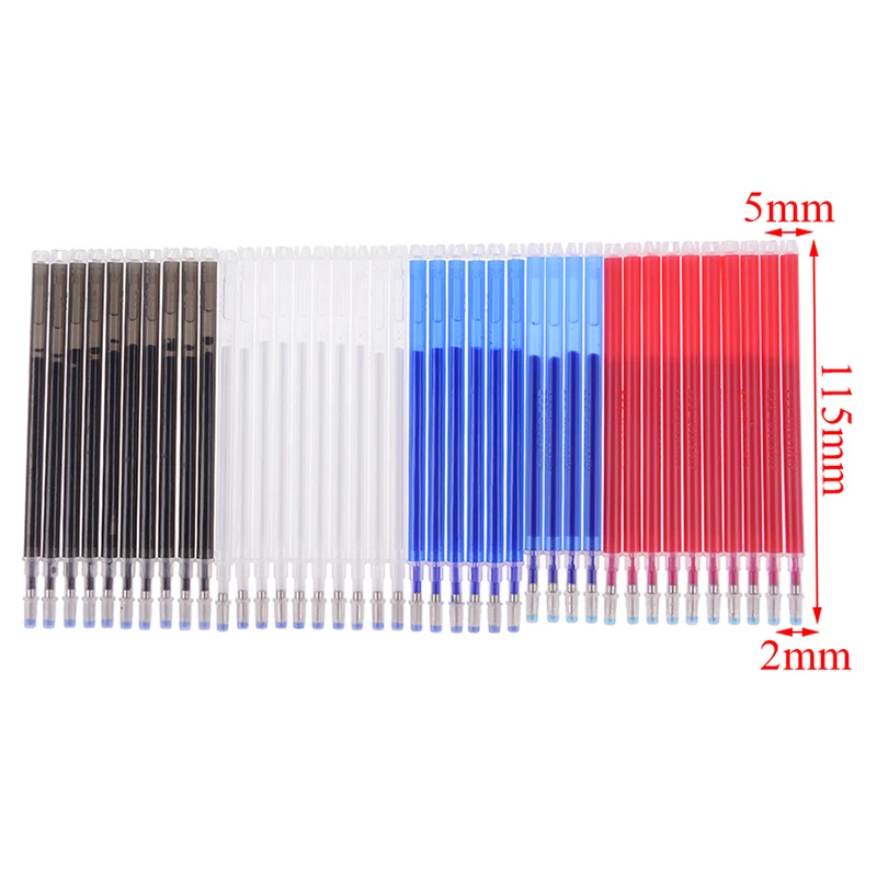 

10pcs High Temperature Disappearance Pen Refill Leather Garment Dash Cutting Marker Pen School Office Stationery
