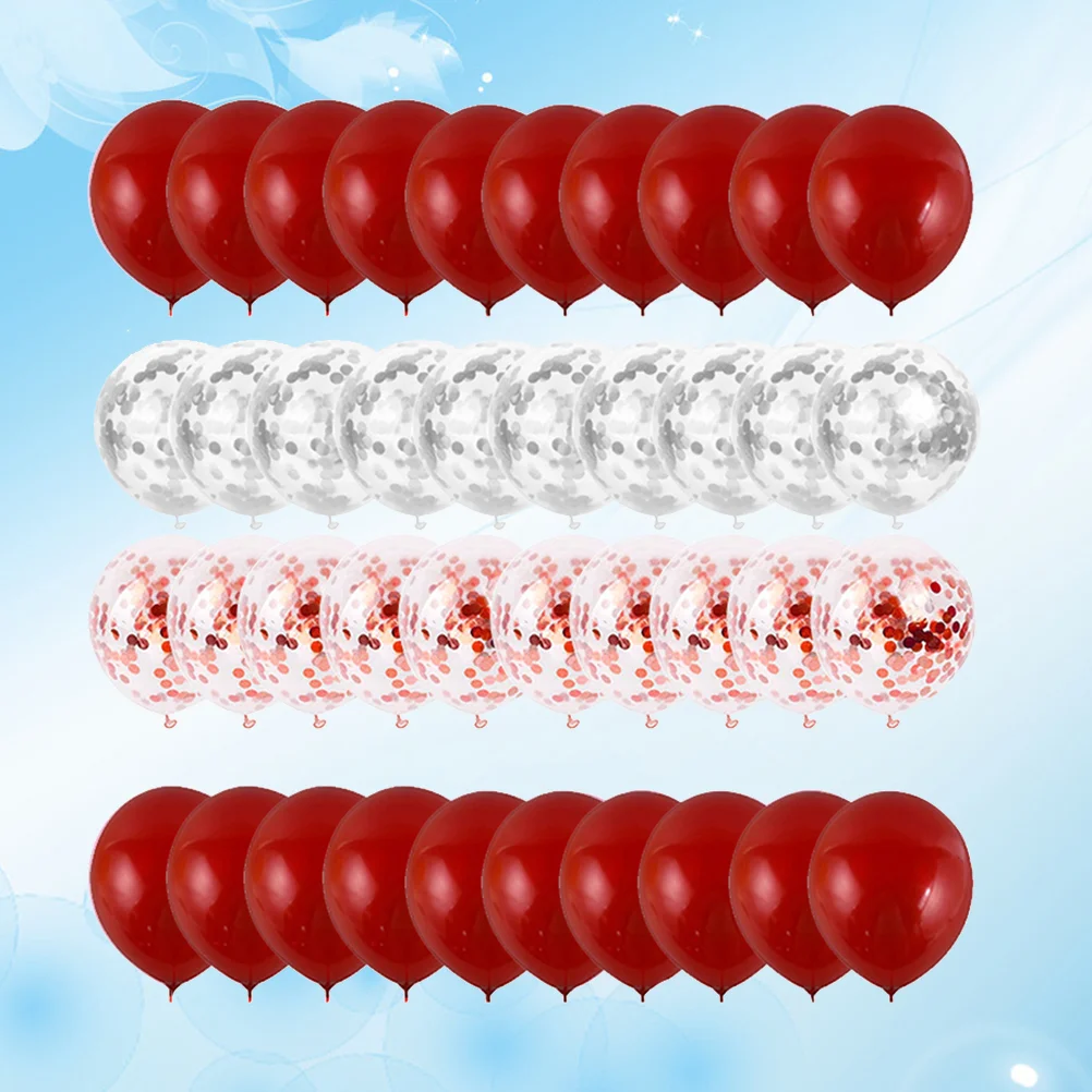 40pcs Balloons Shining Balloons Clear Balloons Shining Balloons Sets Festival Latex Balloons Red Latex Balloons
40pcs Balloons Shining Balloons Clear Balloons Shining Balloons Sets Festival Latex Balloons Red Latex Balloons