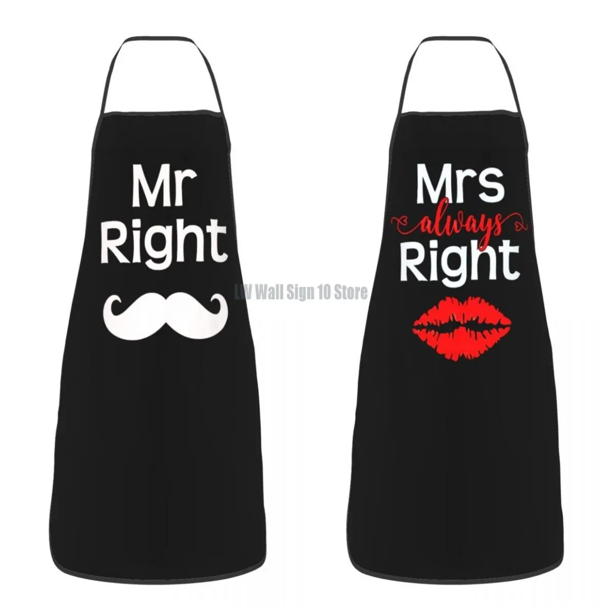 Mr Right And Mrs Always Right Apron for Women Men Unisex Bib Funny Couples Cooking Kitchen Tablier Cuisine Chef Baking
Mr Right And Mrs Always Right Apron for Women Men Unisex Bib Funny Couples Cooking Kitchen Tablier Cuisine Chef Baking