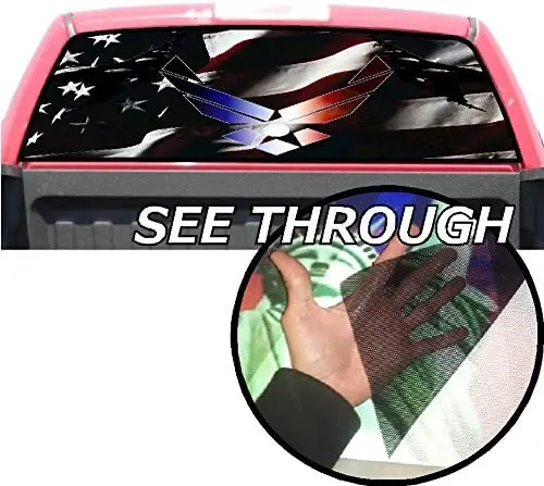 P351 Air Force USAF Eagle Tint Rear Window Decal Wrap Graphic Perforated See Through UNIVERSAL SIZE 65" x 17" FITS: PickUp Truck
P351 Air Force USAF Eagle Tint Rear Window Decal Wrap Graphic Perforated See Through UNIVERSAL SIZE 65" x 17" FITS: PickUp Truck