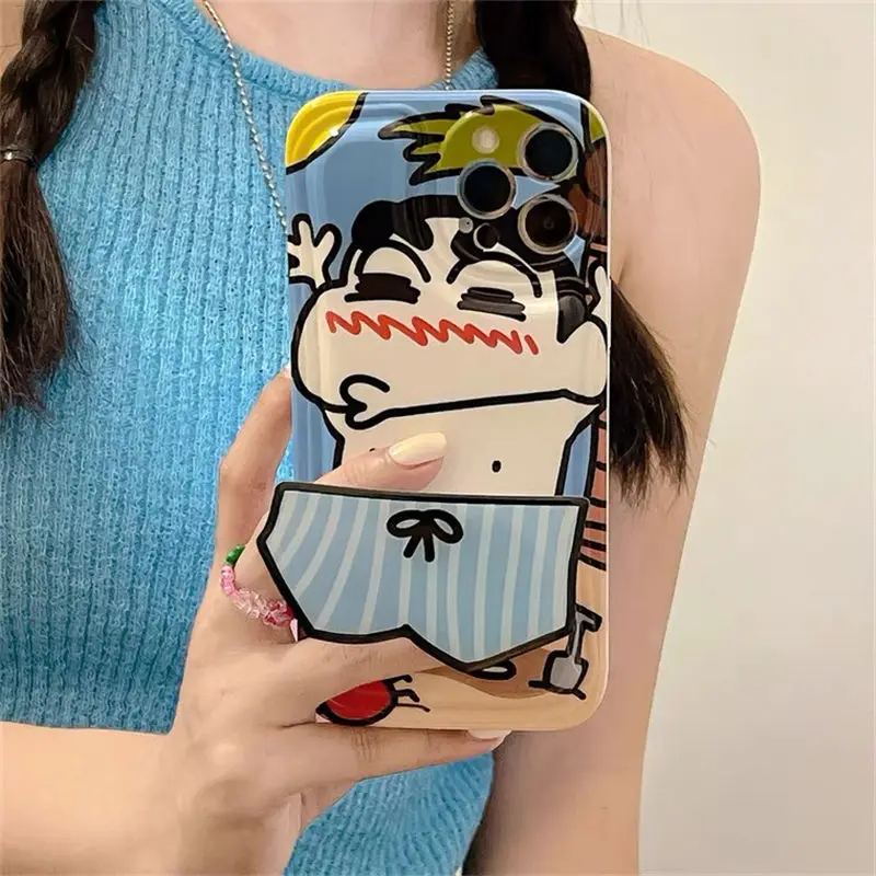 Crayon Phone Case Cute Pants Bracket for Iphone 11/12/13Promax Full Package Air Cushion Phone Soft Case Girls Anime Gift Toys
Crayon Phone Case Cute Pants Bracket for Iphone 11/12/13Promax Full Package Air Cushion Phone Soft Case Girls Anime Gift Toys