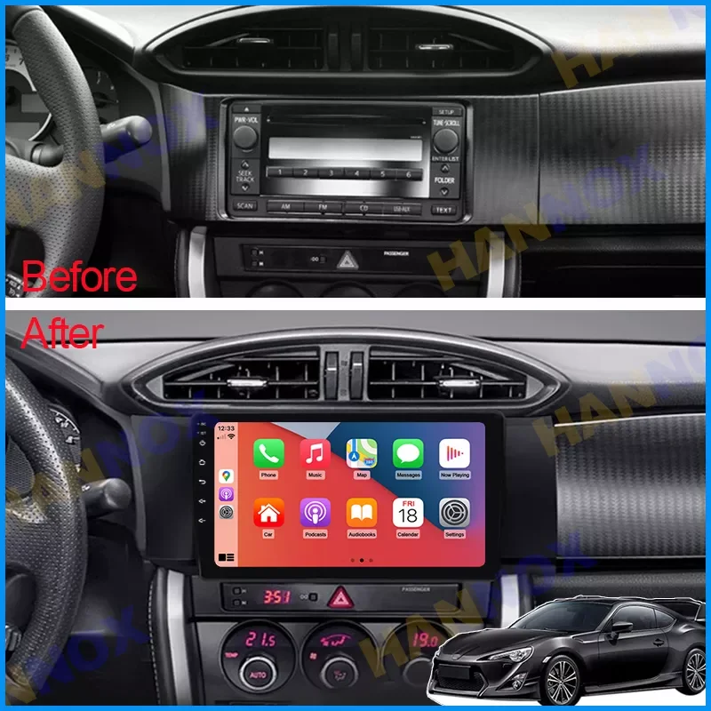 NEW2023 9inch Android 12.0 Car Radio Player For Subaru BRZ Scion FRS GT86 2012 2013 2014-2016 GPS Navigation unit With Frame
NEW2023 9inch Android 12.0 Car Radio Player For Subaru BRZ Scion FRS GT86 2012 2013 2014-2016 GPS Navigation unit With Frame