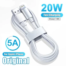 Original USB Cable For Apple iPhone 14 13 11 12 15 Pro Max XR Fast Charging Phone USB C Date Cable For iPad Charger Accessories