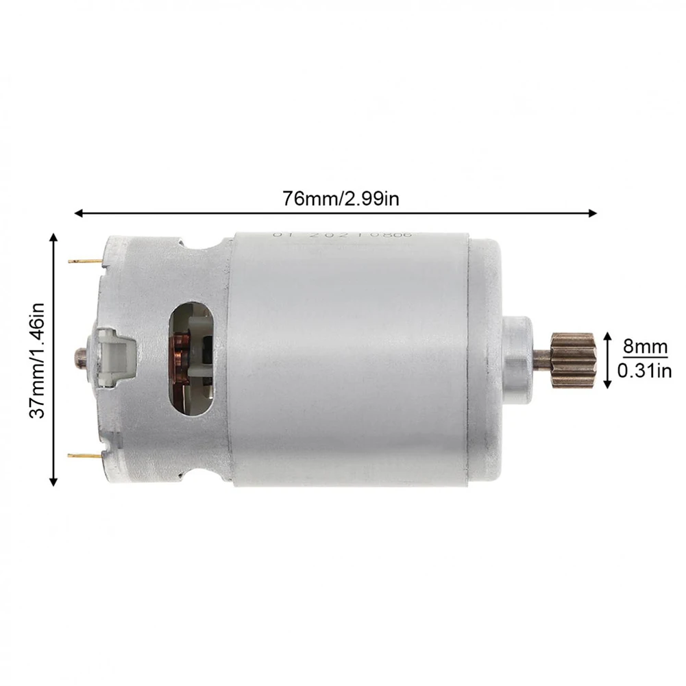 1pc RS550 DC Micro Motor DC 21V 27000RPM 8 Tooth High-speed High Torque DC Motor For Electric Drill Screwdriver Machine Tools
1pc RS550 DC Micro Motor DC 21V 27000RPM 8 Tooth High-speed High Torque DC Motor For Electric Drill Screwdriver Machine Tools