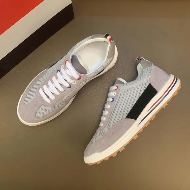 Men Causal Shoes Grey Black Patchwork New Designer Fashion Style TB Sneaker Lace-up Top Quality Men Outdoor Men Gym Shoes
Men Causal Shoes Grey Black Patchwork New Designer Fashion Style TB Sneaker Lace-up Top Quality Men Outdoor Men Gym Shoes
