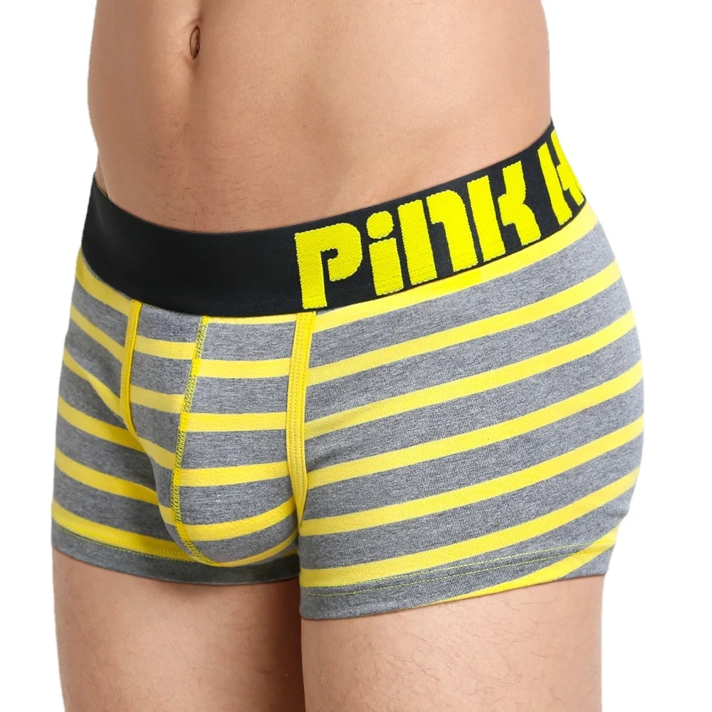 HaleyChan 1Pc Stretch Cotton Colorful Stripes Men's Boxer Briefs Mens Sexy Underwear Boxershorts Men Panties Mens Lingerie
HaleyChan 1Pc Stretch Cotton Colorful Stripes Men's Boxer Briefs Mens Sexy Underwear Boxershorts Men Panties Mens Lingerie