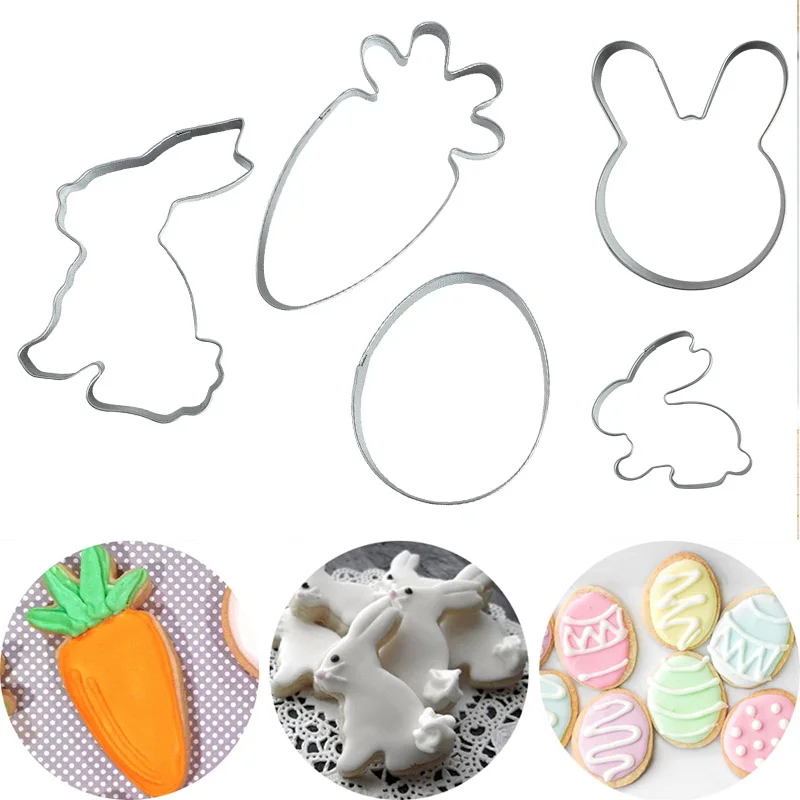 Stainless Steel Mold Easter Egg Rabbit Carrot 3D Cookie Cutters DIY Fondant Pastry Baking Cake Decorating Tools Kitchen Supplies
Stainless Steel Mold Easter Egg Rabbit Carrot 3D Cookie Cutters DIY Fondant Pastry Baking Cake Decorating Tools Kitchen Supplies