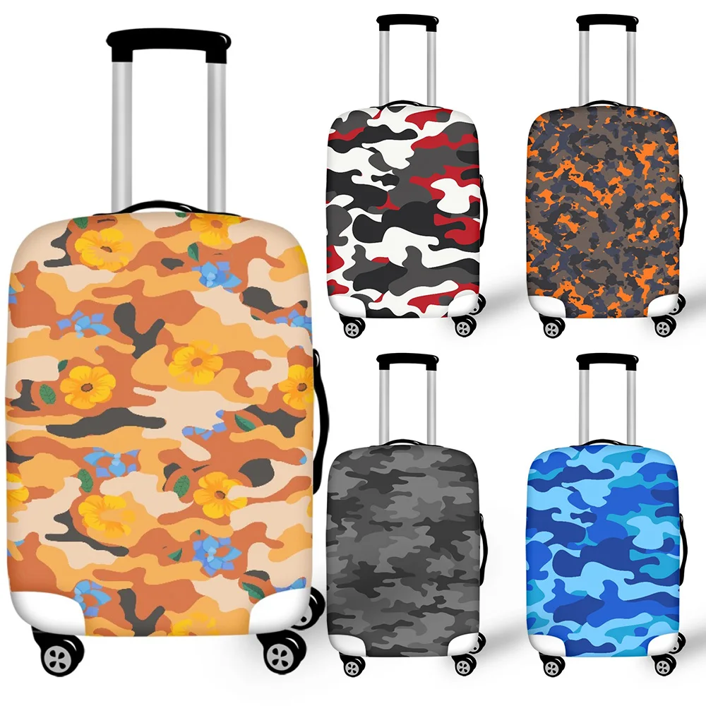 

Nopersonality Travel Accessories Camouflage Print Waterproof and Wear-resistant Travel Luggage Cover walizki podróżne na kółkach